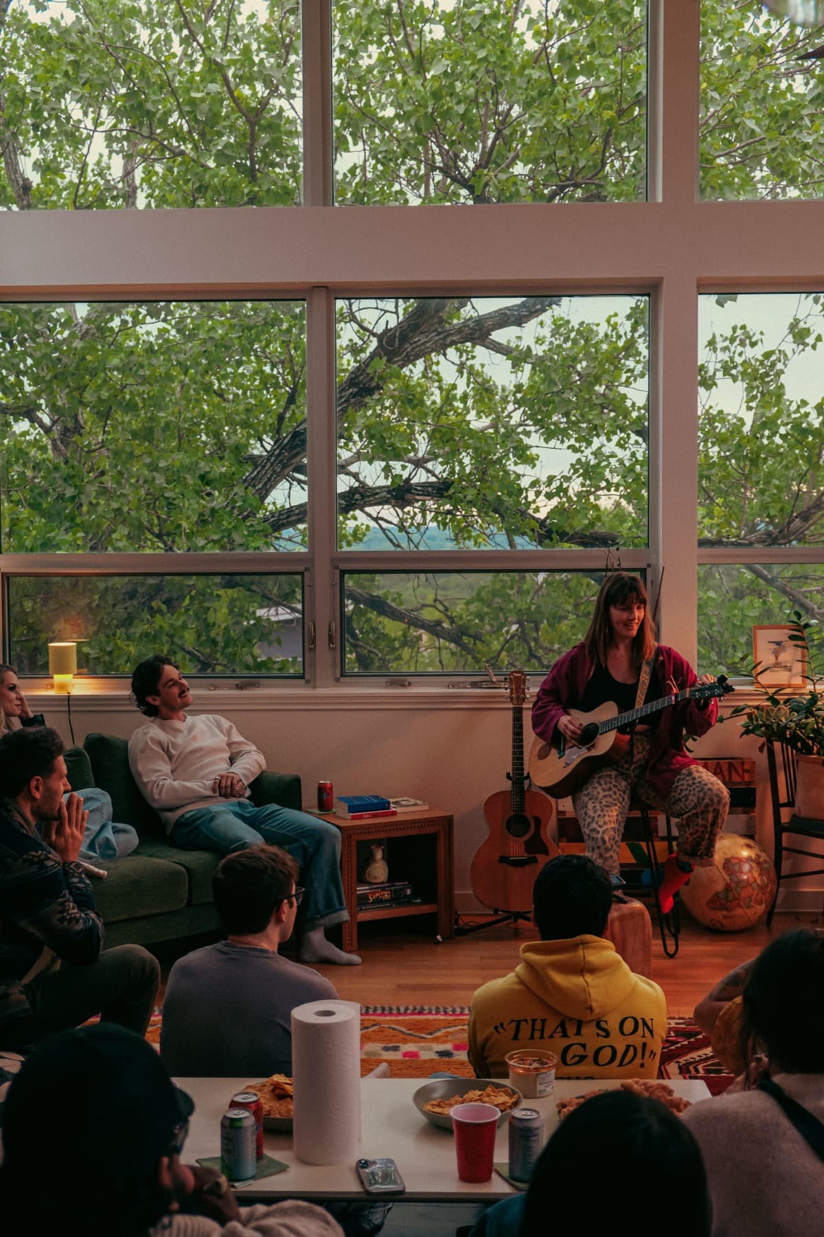 Songwriting Sanctuary session